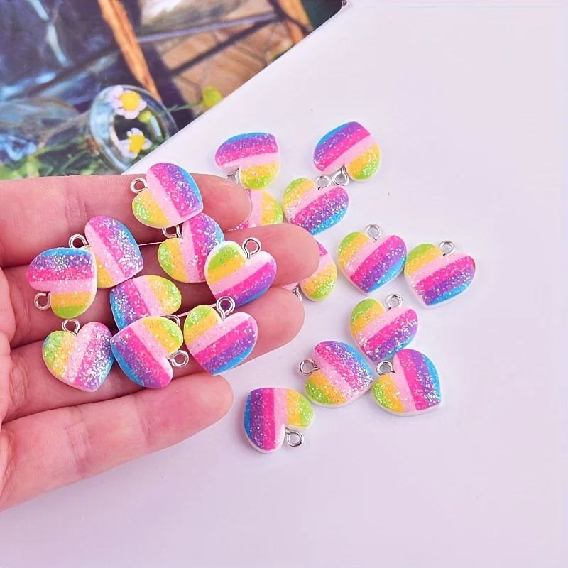 Resin Crafts Diy - 10 шт. разноцветных подвесок в форме