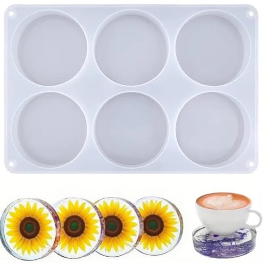 Coaster Mold Round - Силиконовые формы для подставок под кружки