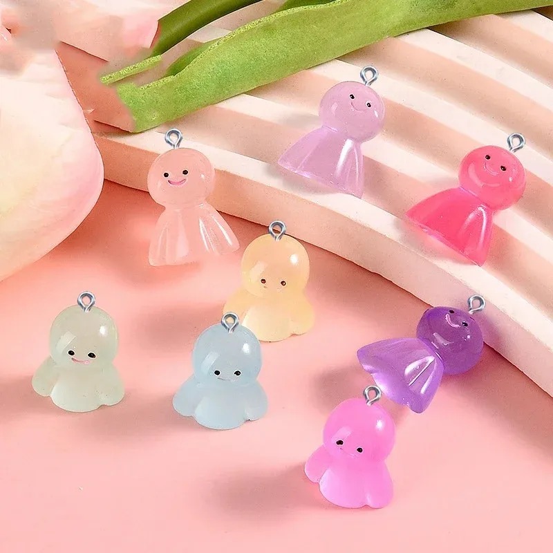 Resin Crafts Diy - 10 шт. светящиеся в темноте мультяшные