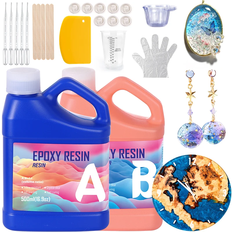 Epoxy Uv Resin Kit - Набор для легкого смешивания эпоксидной смолы: