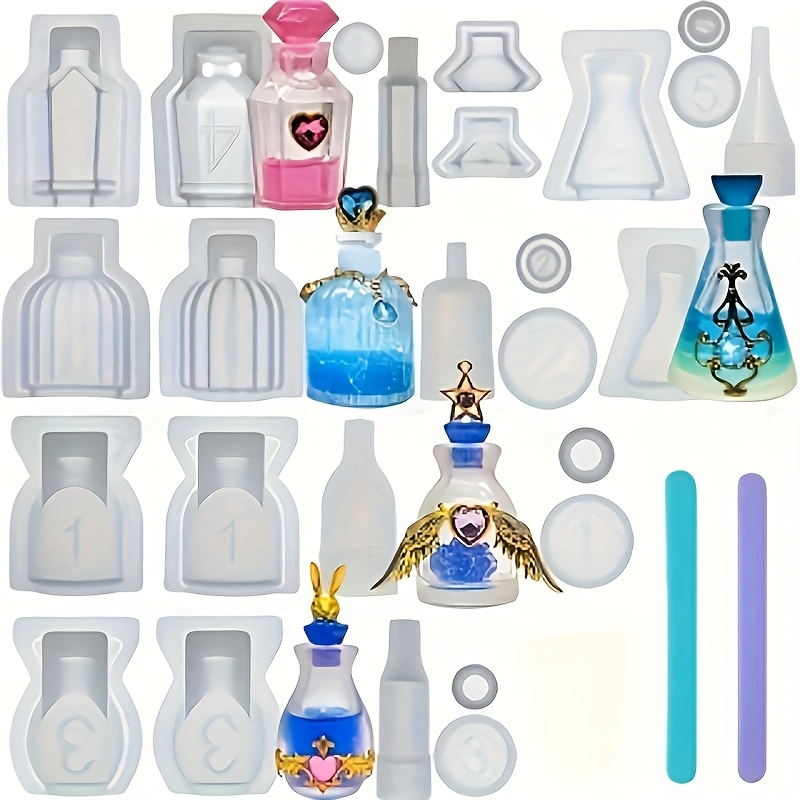Resin Jewelry Kit - Набор из 5 силиконовых форм для