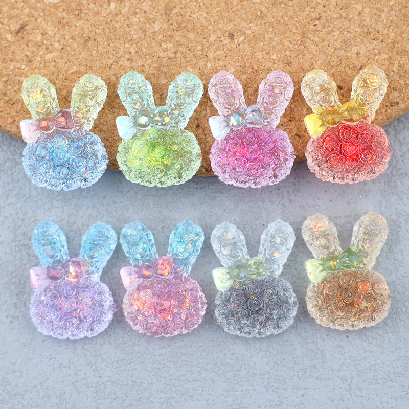 Resin Crafts Diy - 5 шт. светящихся градиентных кабошонов из