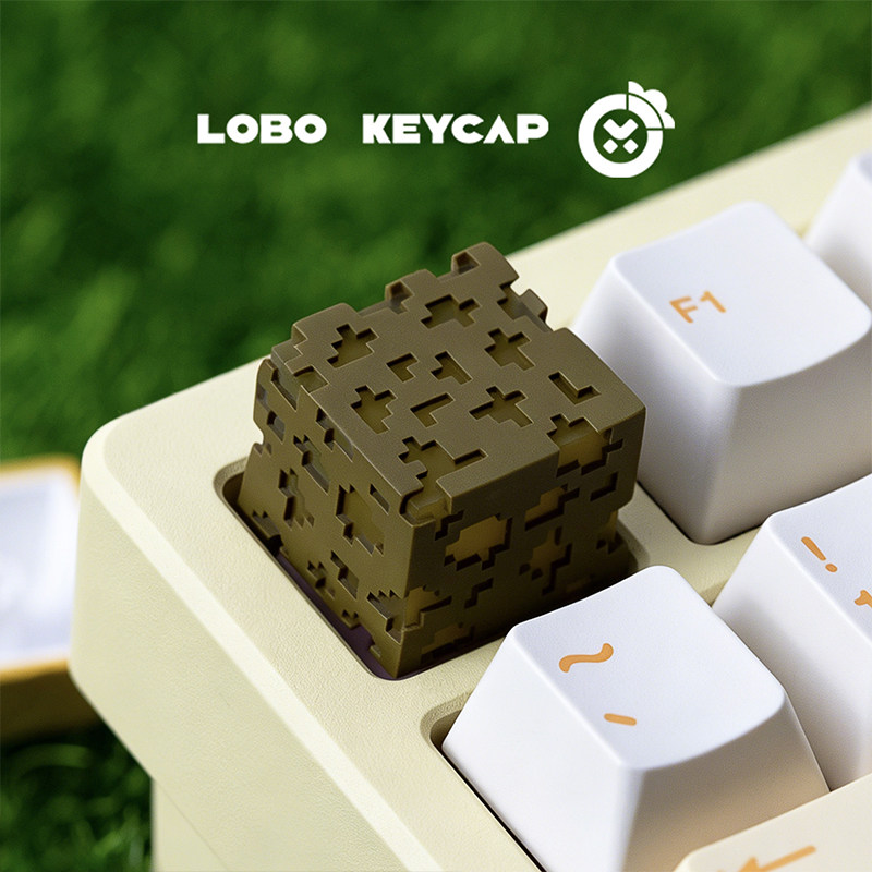 Resin Crafting Minecraft - Креативные полупрозрачные кейкапы для клавиатуры в