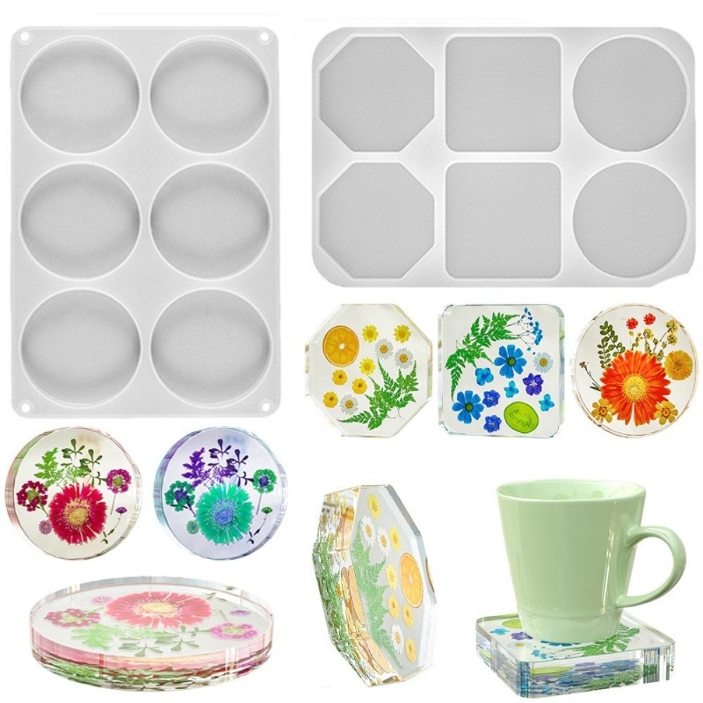 Coaster Mold Round - Креативные силиконовые формы для подставок под