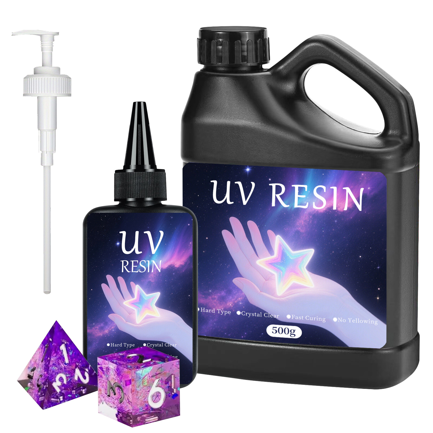 Epoxy Uv Resin Kit - Набор УФ-смолы с инструментами для литья