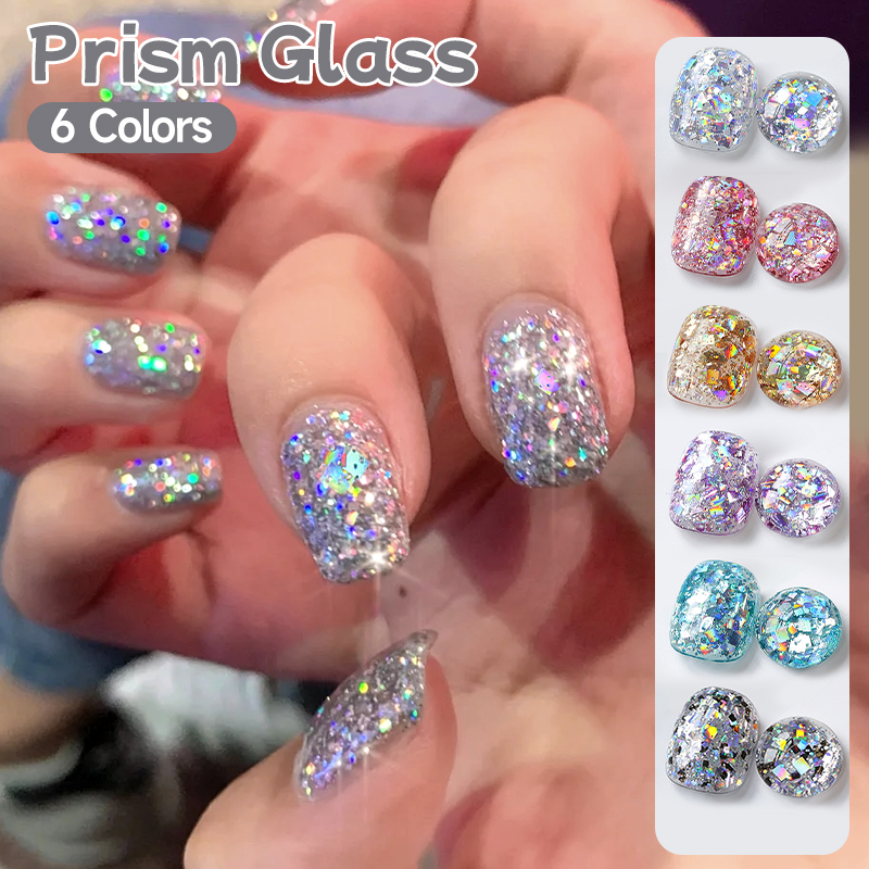 Resin Glitter Pack - Набор гель-лаков UR SUGAR 6 шт.