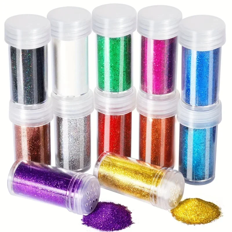 Resin Glitter Pack - Набор из 12 баночек с ультратонким
