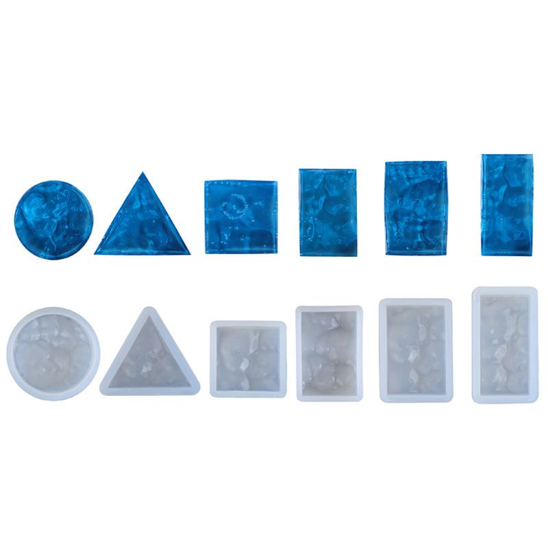 Resin Ocean Wave Mold - Набор из 4 силиконовых форм для