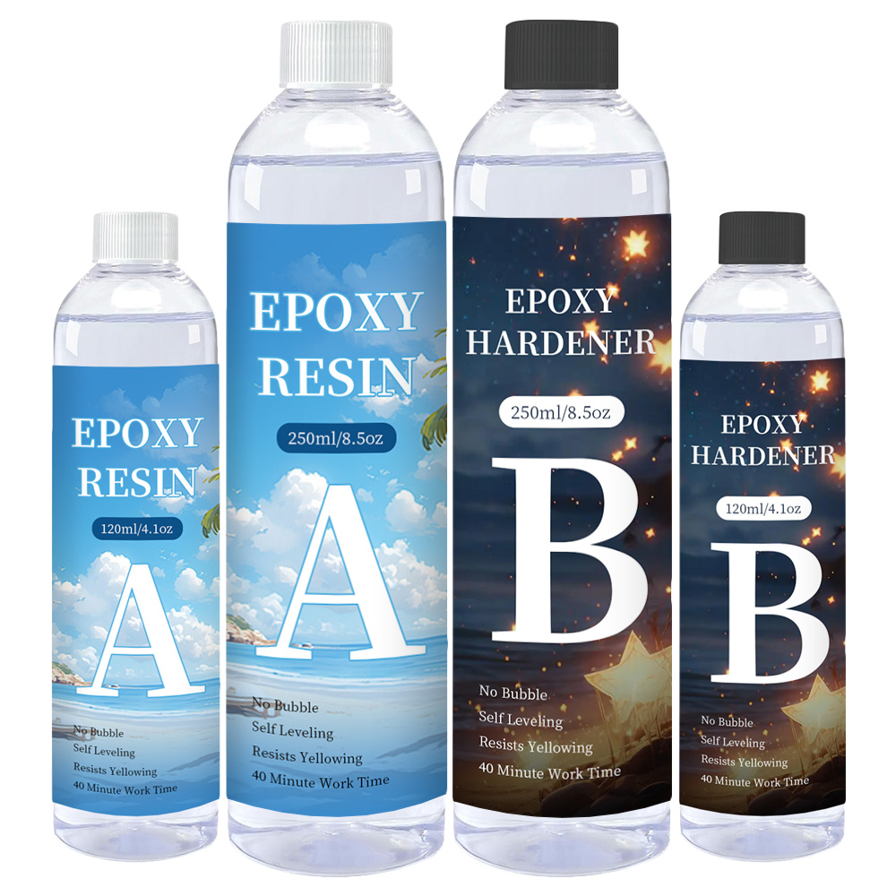 Epoxy Uv Resin Kit - 1:1 соотношение, высокая прозрачность, эпоксидная смола,