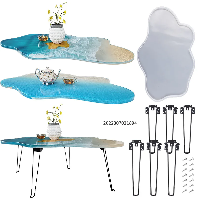Resin Ocean Wave Mold - Большая силиконовая форма для эпоксидной смолы,
