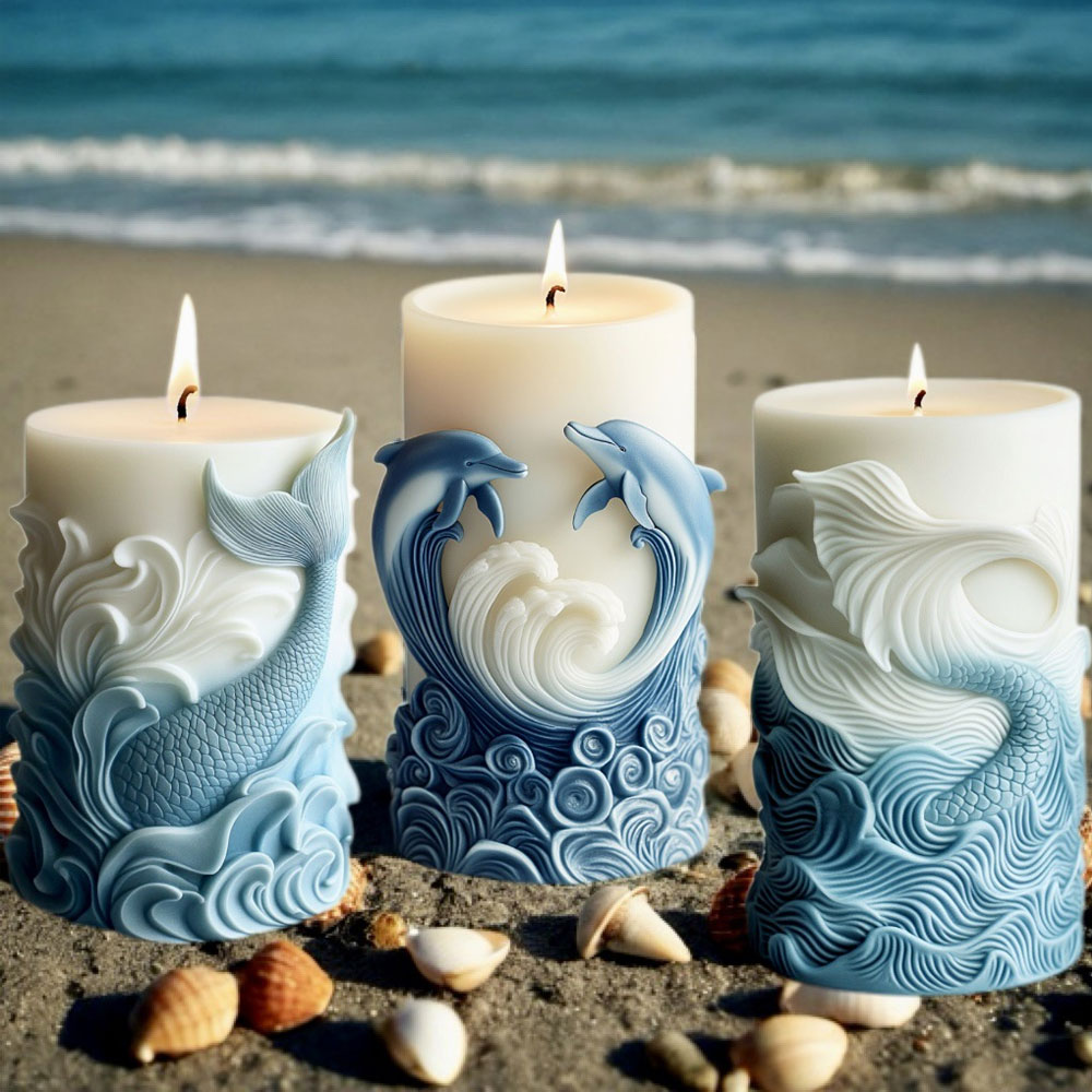 Силиконовая форма для свечей н – обзор и цена Resin Ocean Wave Mold
