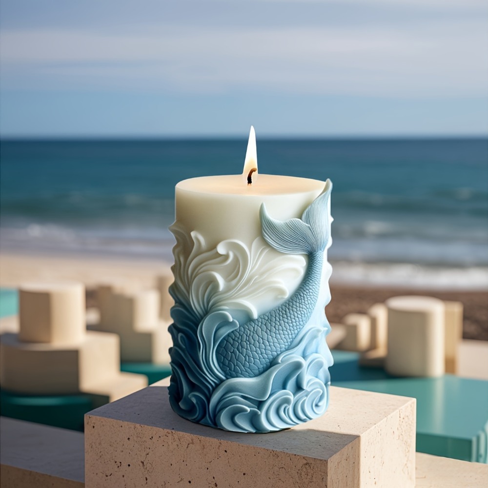 Силиконовая форма для свечей н – обзор и цена Resin Ocean Wave Mold