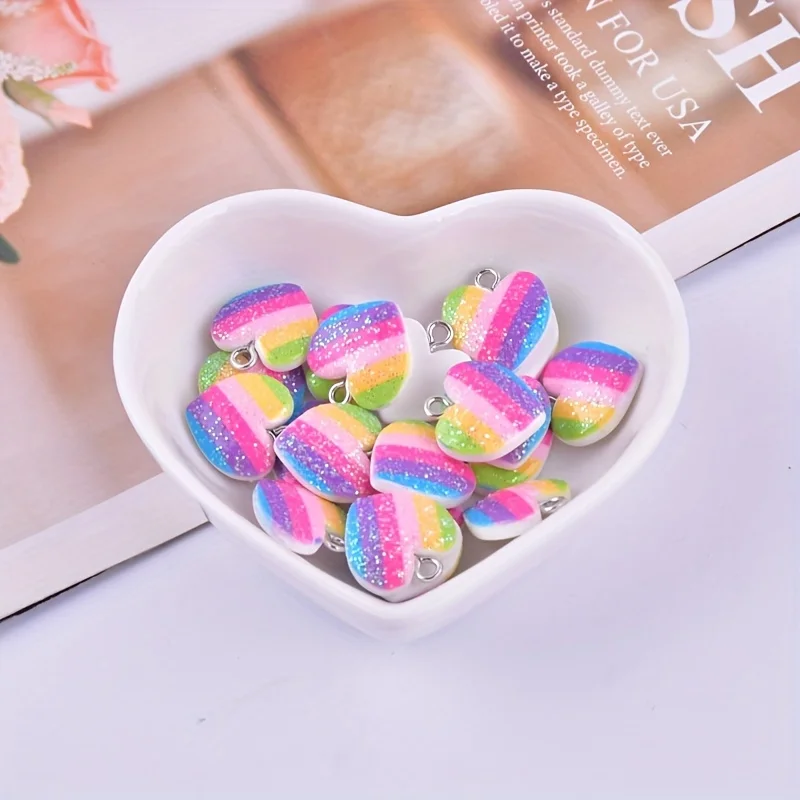 10 шт. разноцветных подвесок в – обзор и цена Resin Crafts Diy