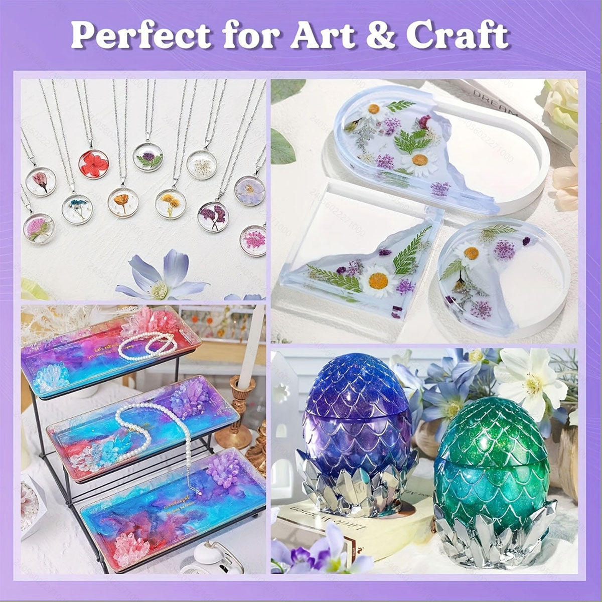 125 мл/250 мл кристально чисты – обзор и цена Resin Jewelry Kit