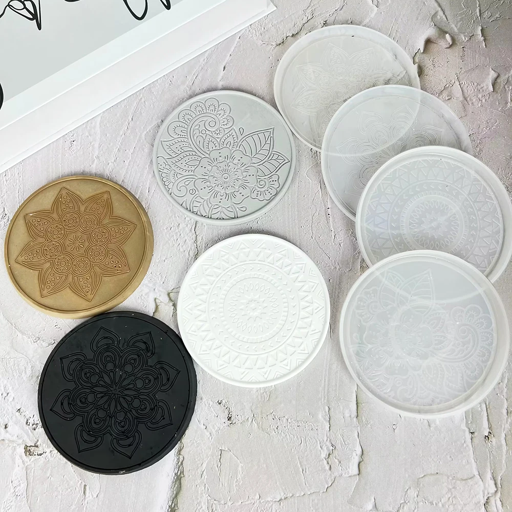 Круглая силиконовая форма для  – обзор и цена Coaster Mold Round