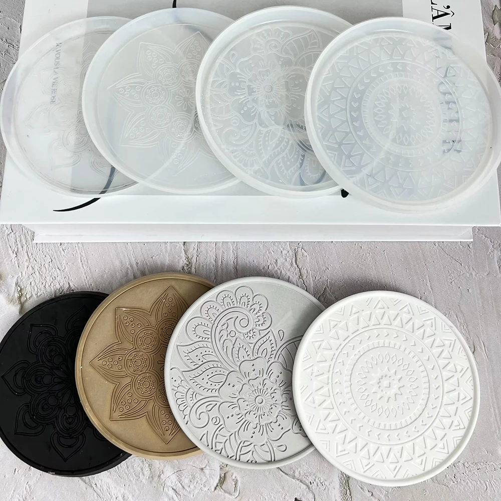 Круглая силиконовая форма для  – обзор и цена Coaster Mold Round