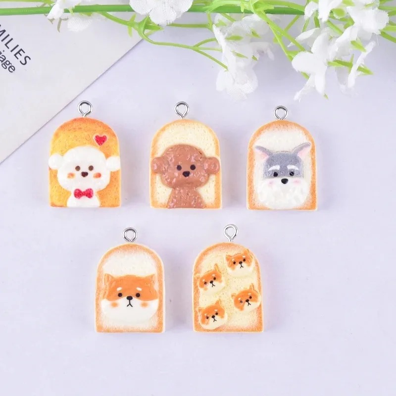 10 шт. милых подвесок из смолы – обзор и цена Resin Crafts Diy