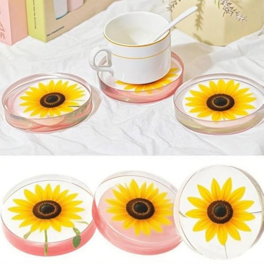 Силиконовые формы для подставо – обзор и цена Coaster Mold Round
