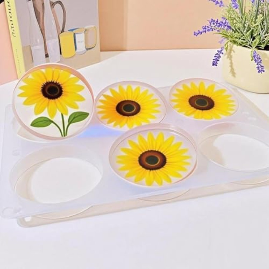 Силиконовые формы для подставо – обзор и цена Coaster Mold Round