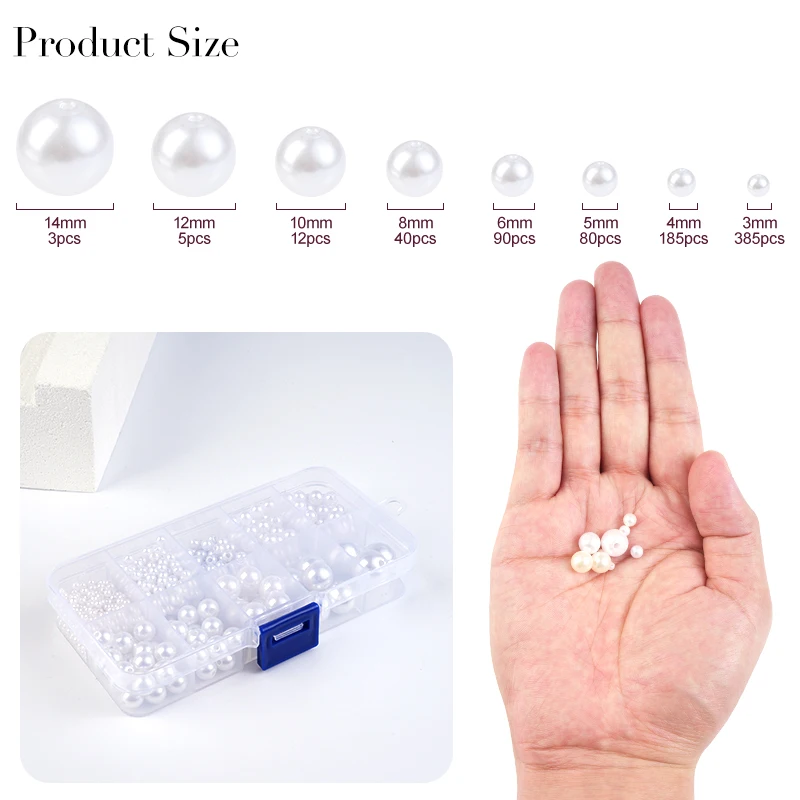 800 шт., комплект бусин из иск – обзор и цена Resin Jewelry Kit