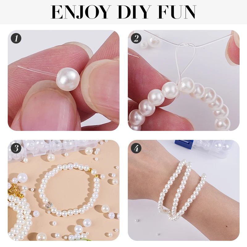 800 шт., комплект бусин из иск – обзор и цена Resin Jewelry Kit