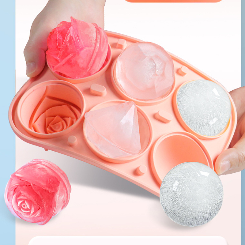 3D розовые бриллианты, круглые – обзор и цена Coaster Mold Round