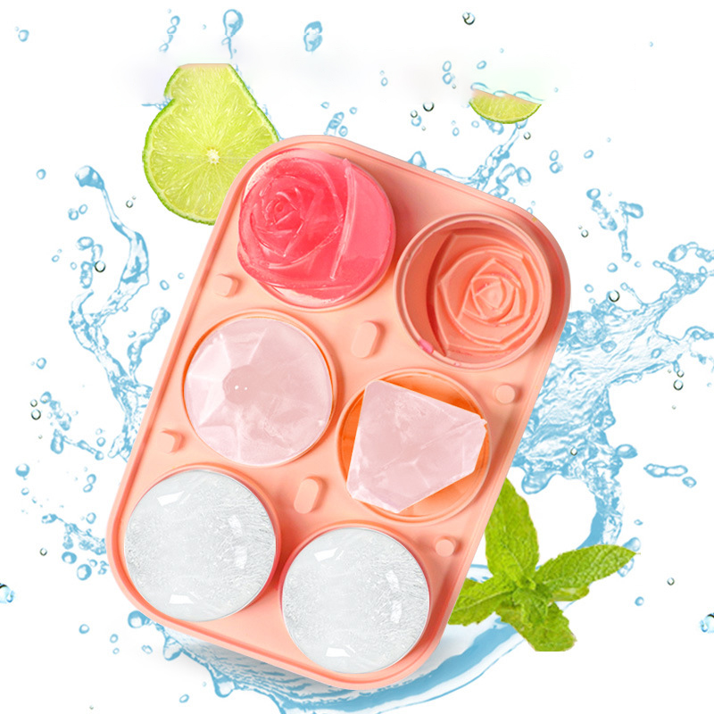 3D розовые бриллианты, круглые – обзор и цена Coaster Mold Round