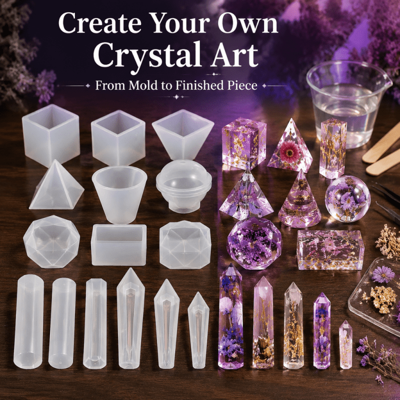Набор из 15 силиконовых форм д – обзор и цена Resin Jewelry Kit