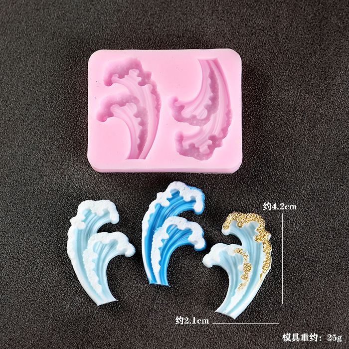 Силиконовые формы с волнистым  – обзор и цена Resin Ocean Wave Mold