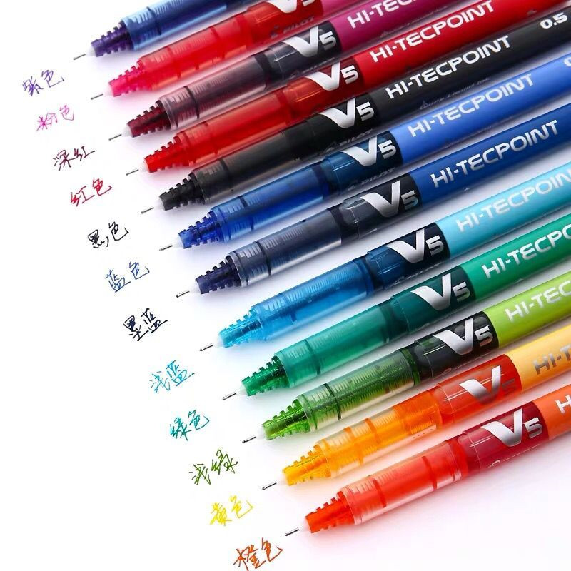 Ручка-пилот японская с жидкими – обзор и цена Pilot Pen V5