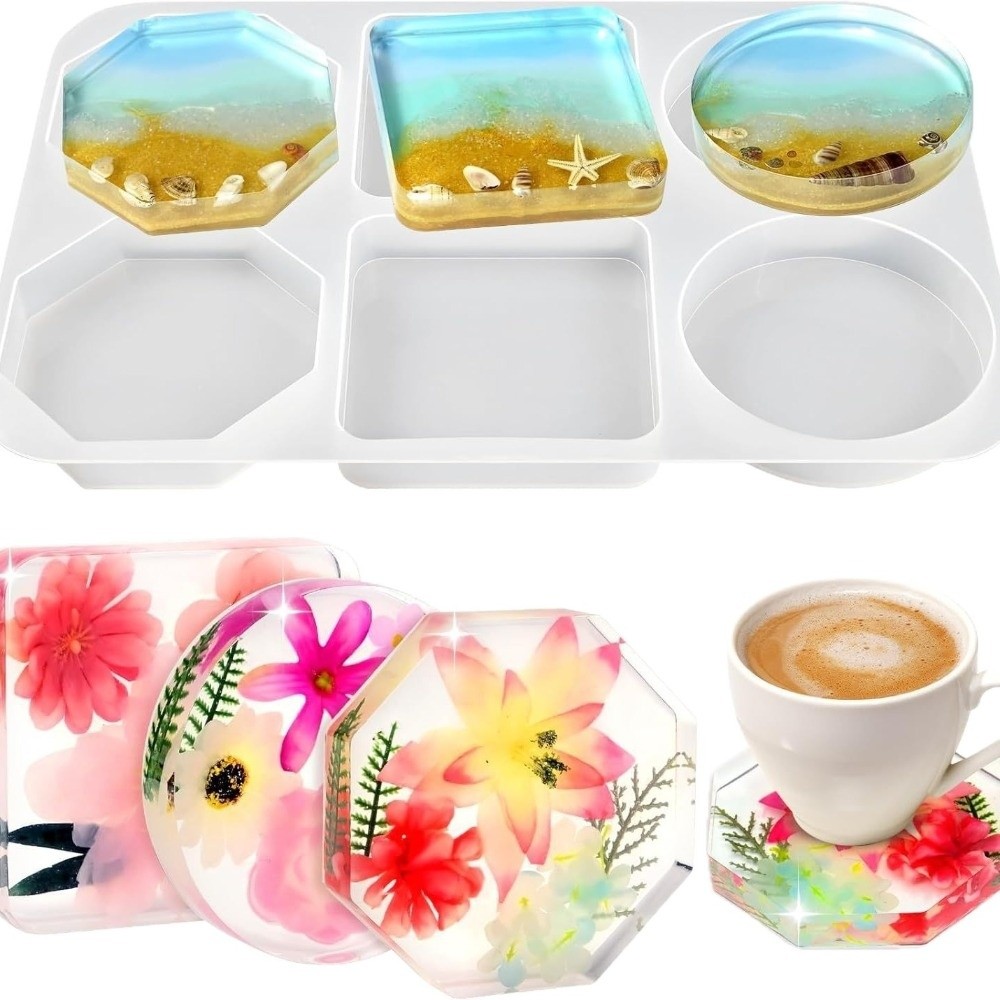Креативные силиконовые формы д – обзор и цена Coaster Mold Round