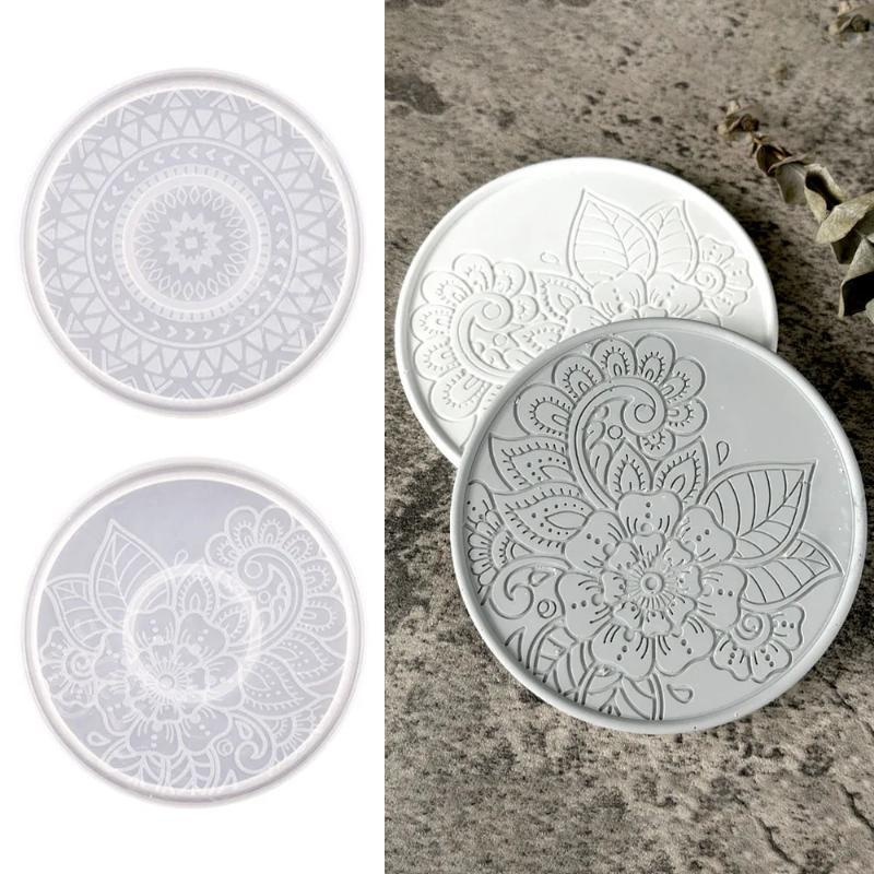 Креативная круглая силиконовая – обзор и цена Coaster Mold Round