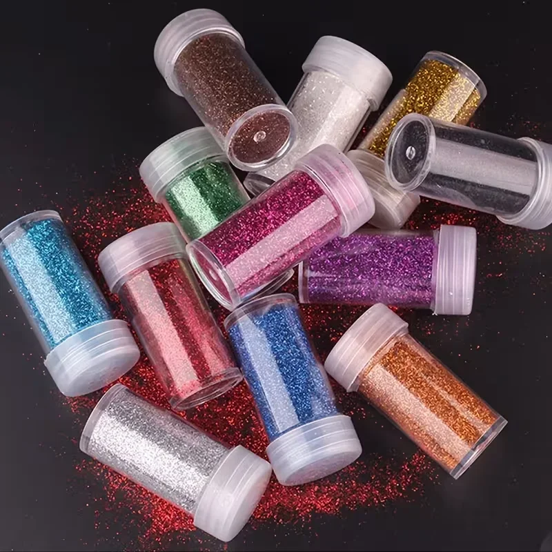 Набор из 12 баночек с ультрато – обзор и цена Resin Glitter Pack
