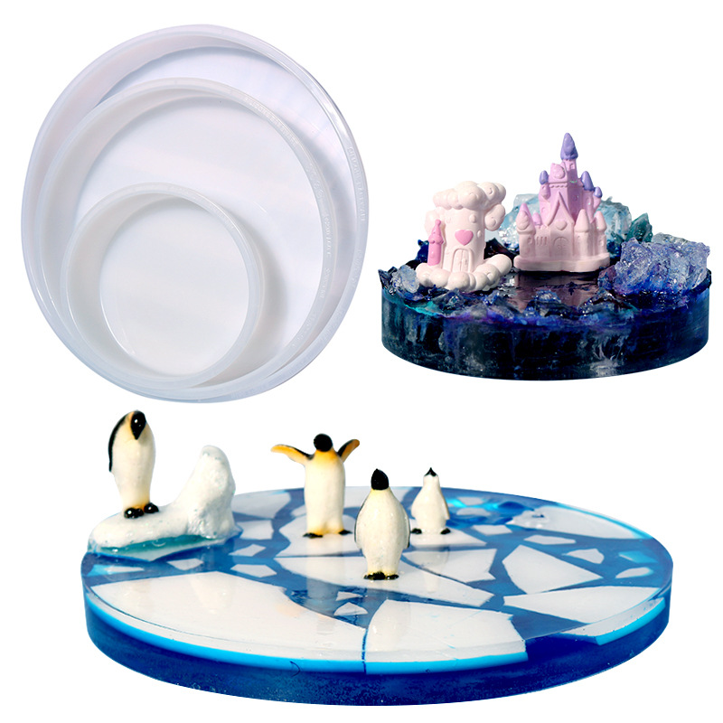Большой круглый поднос, форма  – обзор и цена Coaster Mold Round