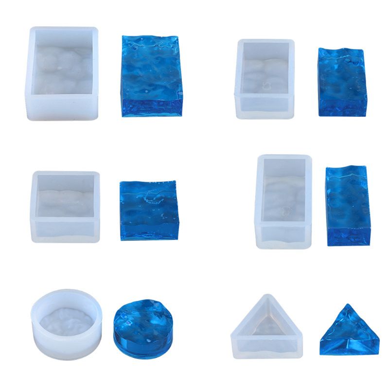 Набор из 4 силиконовых форм дл – обзор и цена Resin Ocean Wave Mold