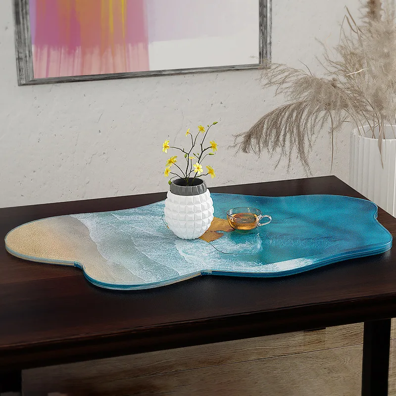 Большая силиконовая форма для  – обзор и цена Resin Ocean Wave Mold