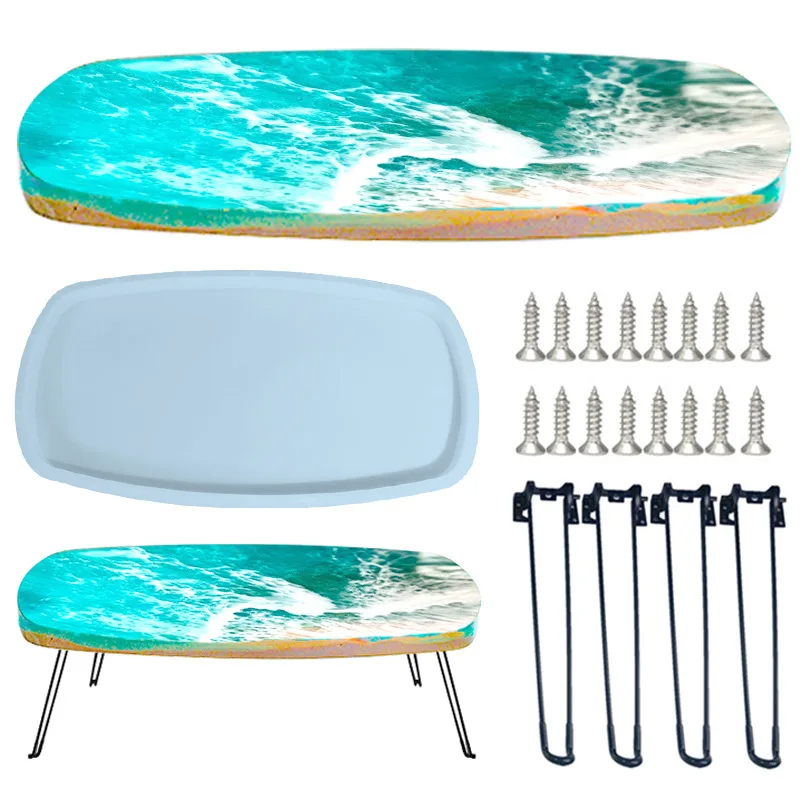 Большая силиконовая форма для  – обзор и цена Resin Ocean Wave Mold