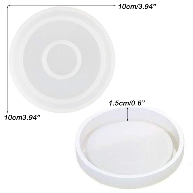 3 упаковки, большие силиконовы – обзор и цена Coaster Mold Round